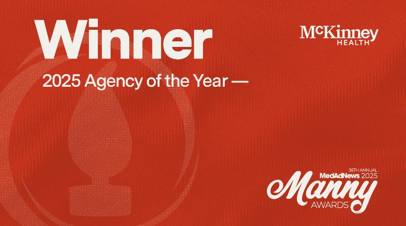 McKinney Health Named Agency of the Year for the Med Ad News Manny Awards | McKinney
